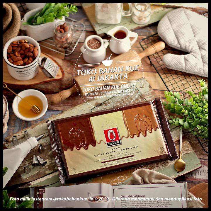 

COKELAT TULIP DARK CHOCOLATE COMPOUND COKLAT BATANG MURAH ENAK 1 KG