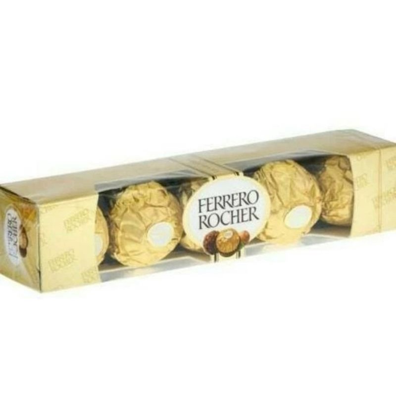 

cokelat ferero rocher isi 5pcs 60gr