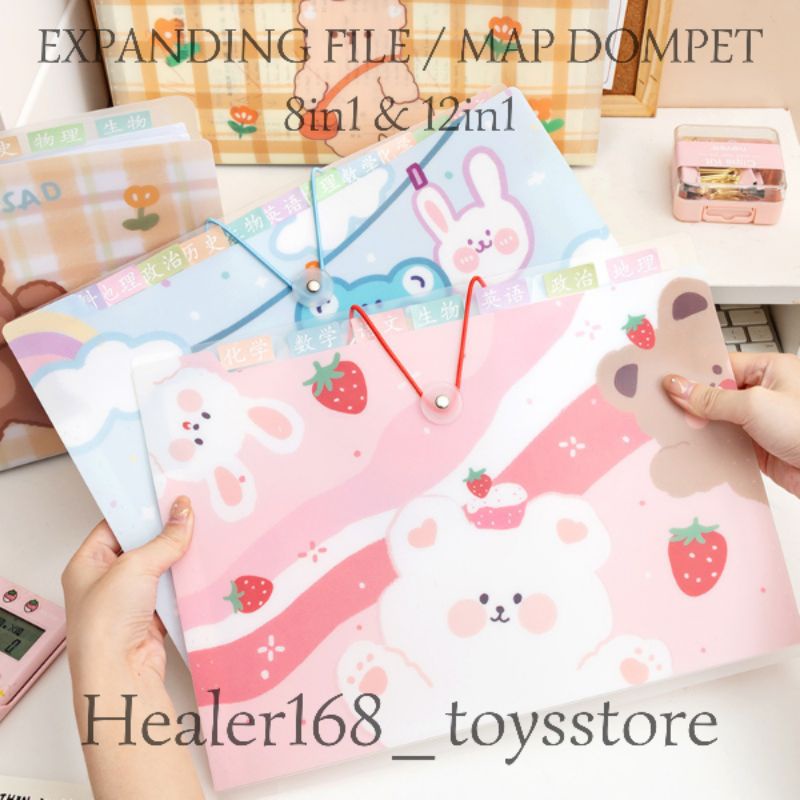 

EXPANDING FILE 8in1 & 12in1 / MAP DOMPET SEKAT BERKAS LAPORAN