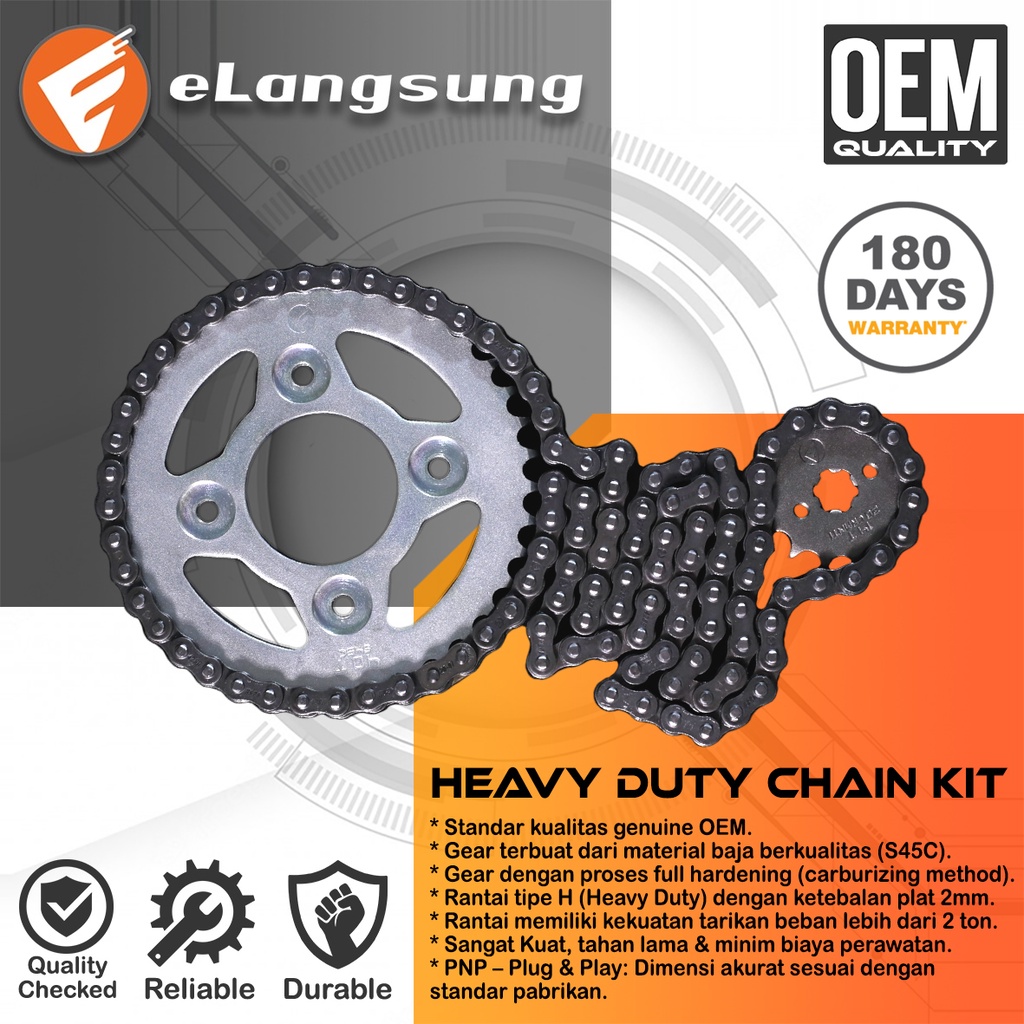 Gear Set Supra Fit New 40T BERGARANSI 180 Hari - eLangsung