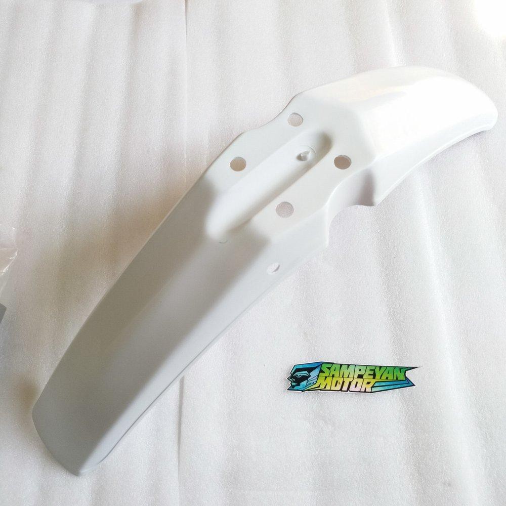 Slebor Spakbor Depan Trail Honda WIN 100 Orisinil AHM 61100 GF6 111 Putih