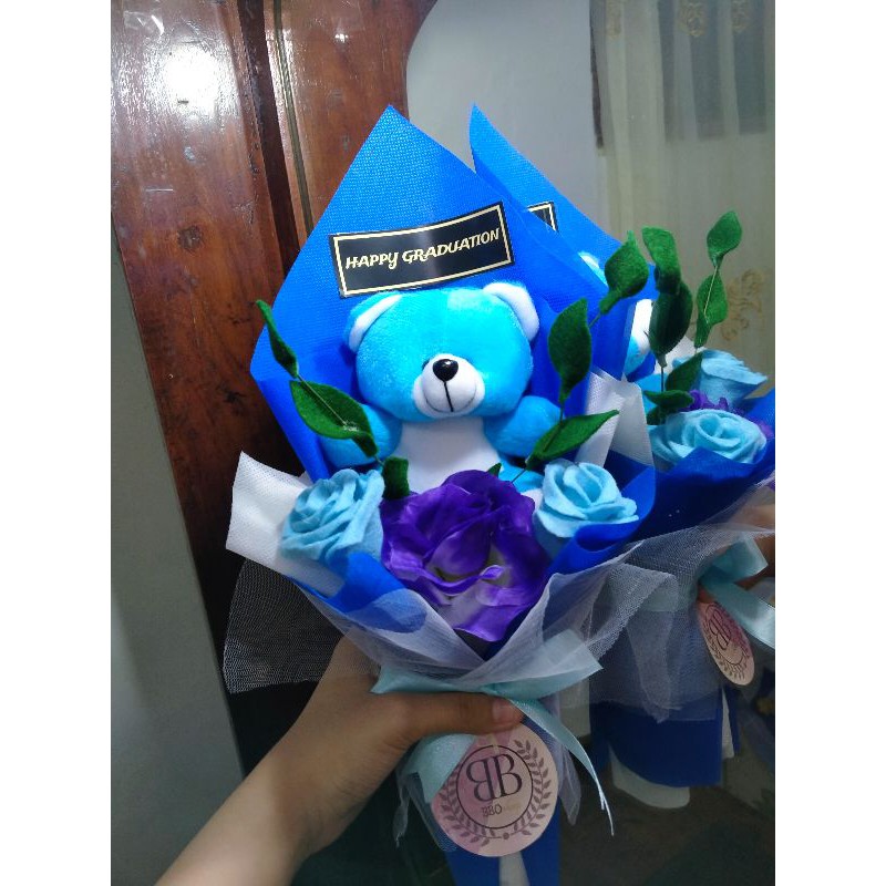 

small bucket boneka bucket wisuda ulang tahun