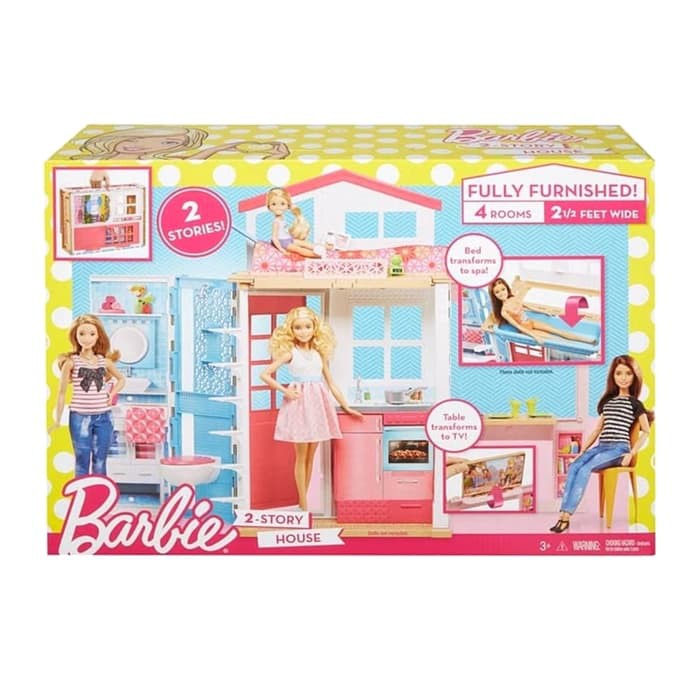 Barbie 2 Story House Rumah Boneka Barbie Original Limited