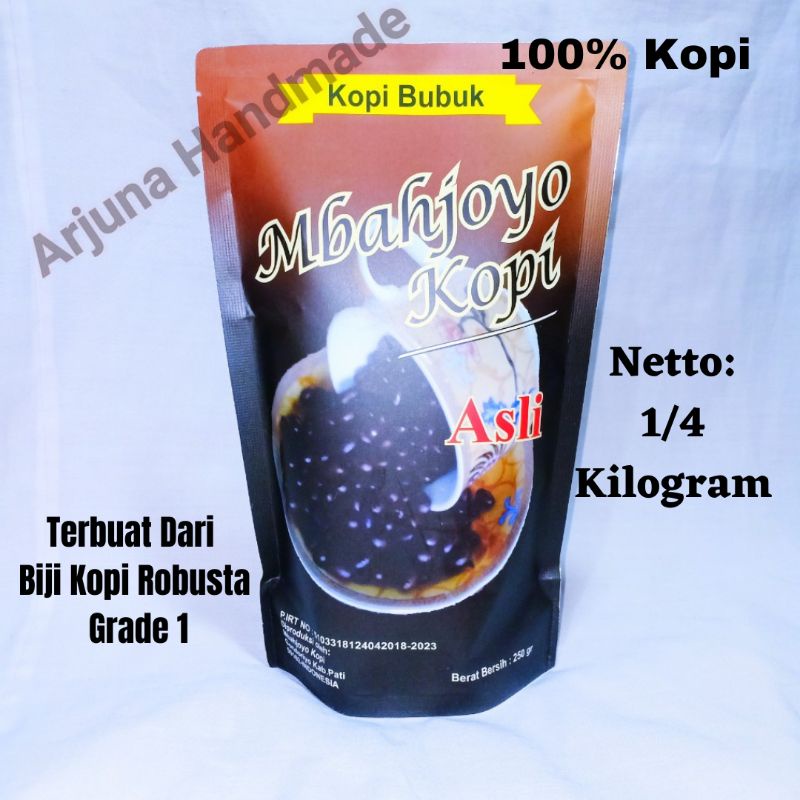 

kopi bubuk asli 250 gram kopi khas pati robusta muria