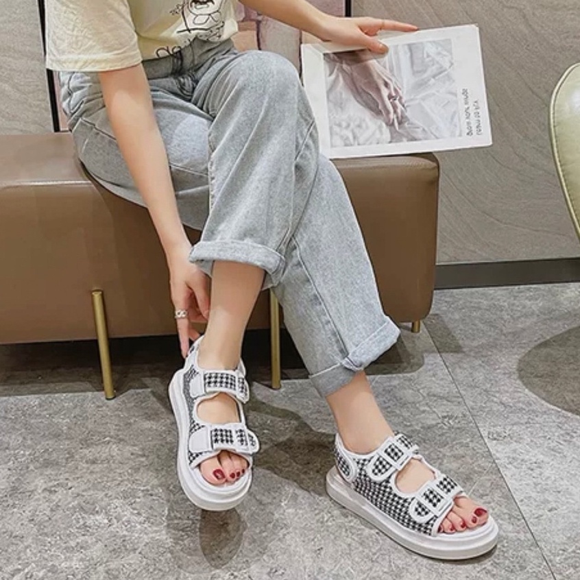 AVANCEID 1850 Sepatu Sandal Sneakers Sandal Gunung Wanita Kasual Import