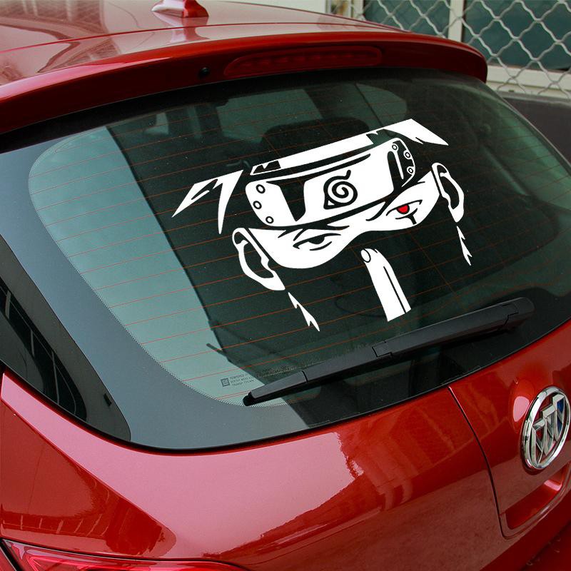 Sticker / Stiker Naruto Kakashi Hatake Kaca Belakang mobil