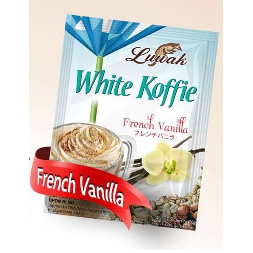 

KOPI LUWAK WHITE COFFE FRENCH VANILLA 10'S 20GR