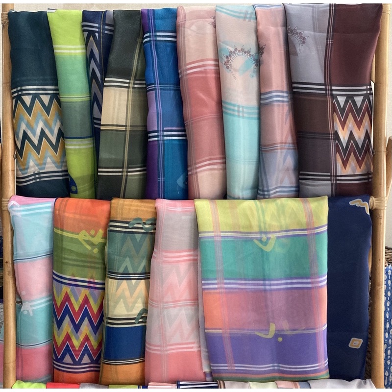 Kain MALABBIRI Organza Bahan Baju Bodo Khas Makassar Sulawesi Selatan