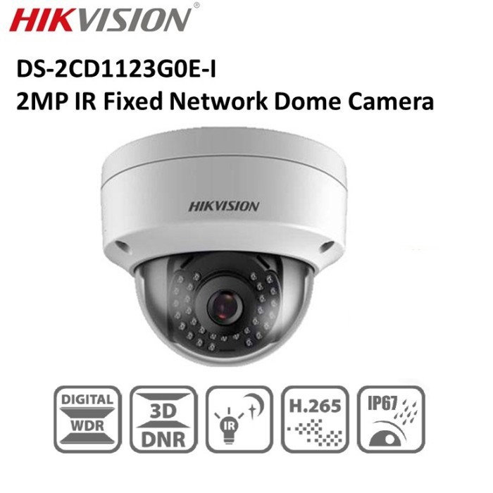 IP Camera CCTV Hikvision DS-2CD1123G0E-I 2MP Indoor