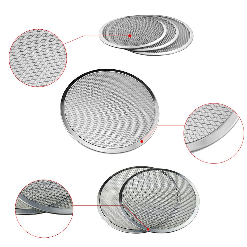 [Elegan] Tray Pizza Mesh6Per7 /8/9Inch Bakeware Panci Alat Dapur Baking Tray