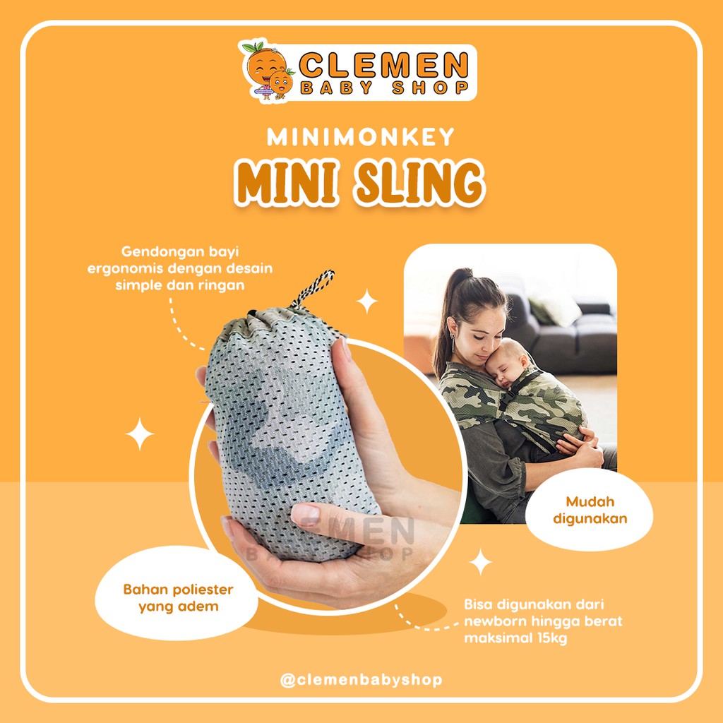 Minimonkey Mini Sling (Gendongan Bayi)