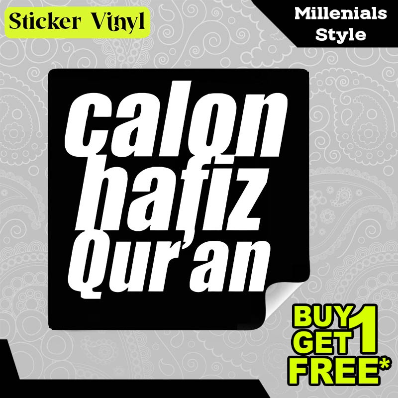 

Stiker Sticker Calon Hafiz Quran Gambar Unik Desain Keren dan Kekinian Aesthetic Bahan Vinyl Satuan Anti Air