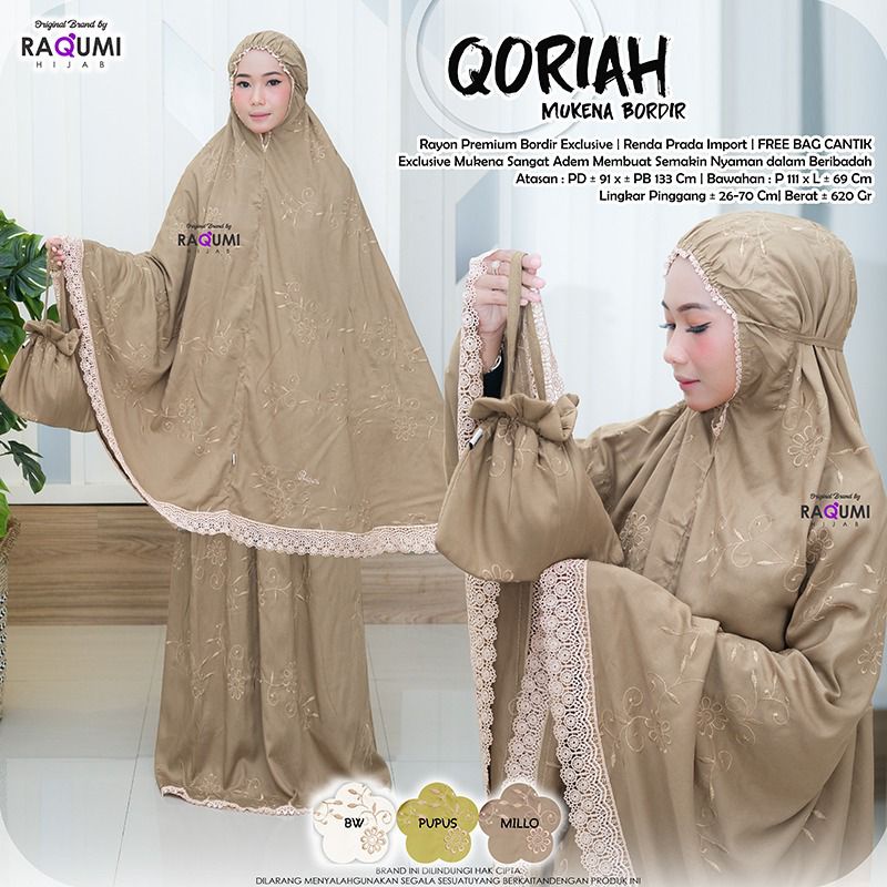 [original raqumi] QORIAH MUKENA