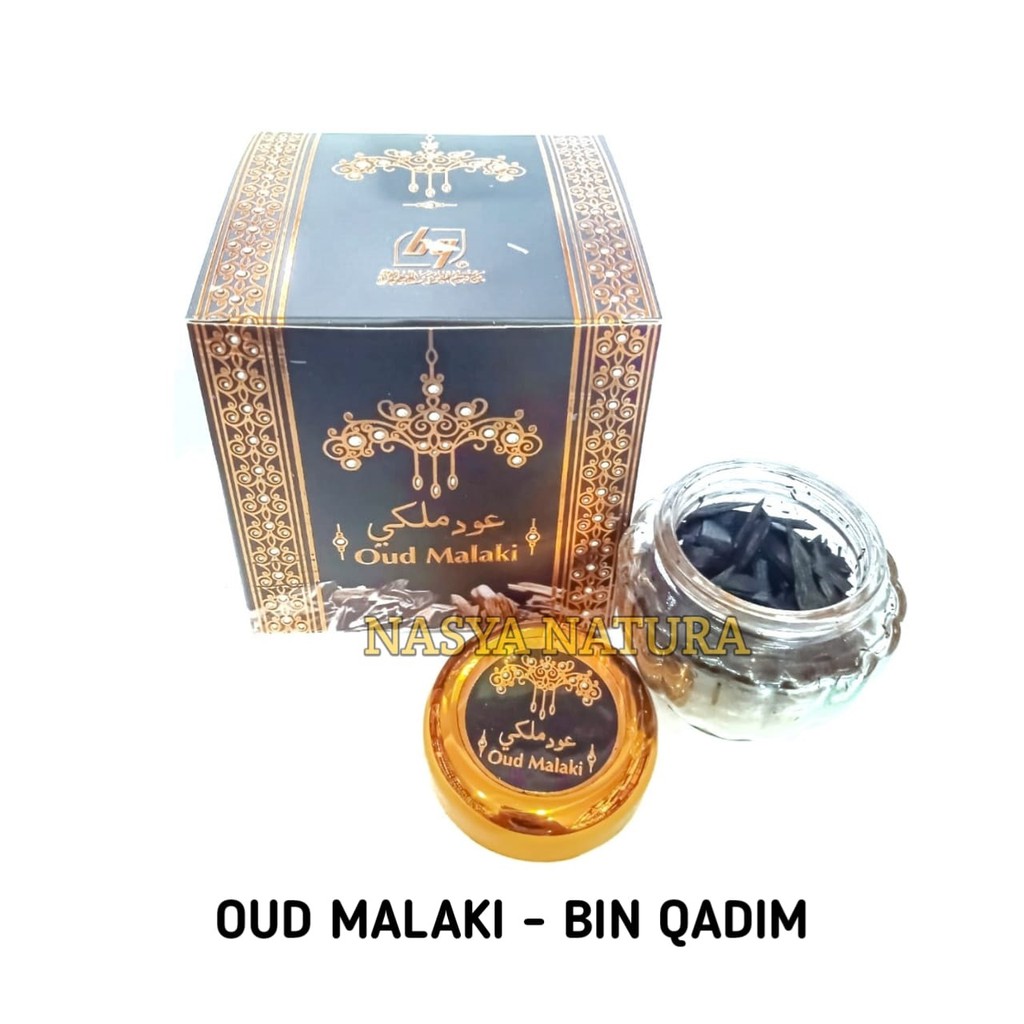 Bakhoor Oud Malaki Bin Gadim Bukhur Maliki BQ Bin Qadim Buhur Gaharu Asli Kemenyan Arab Impor 30 gr