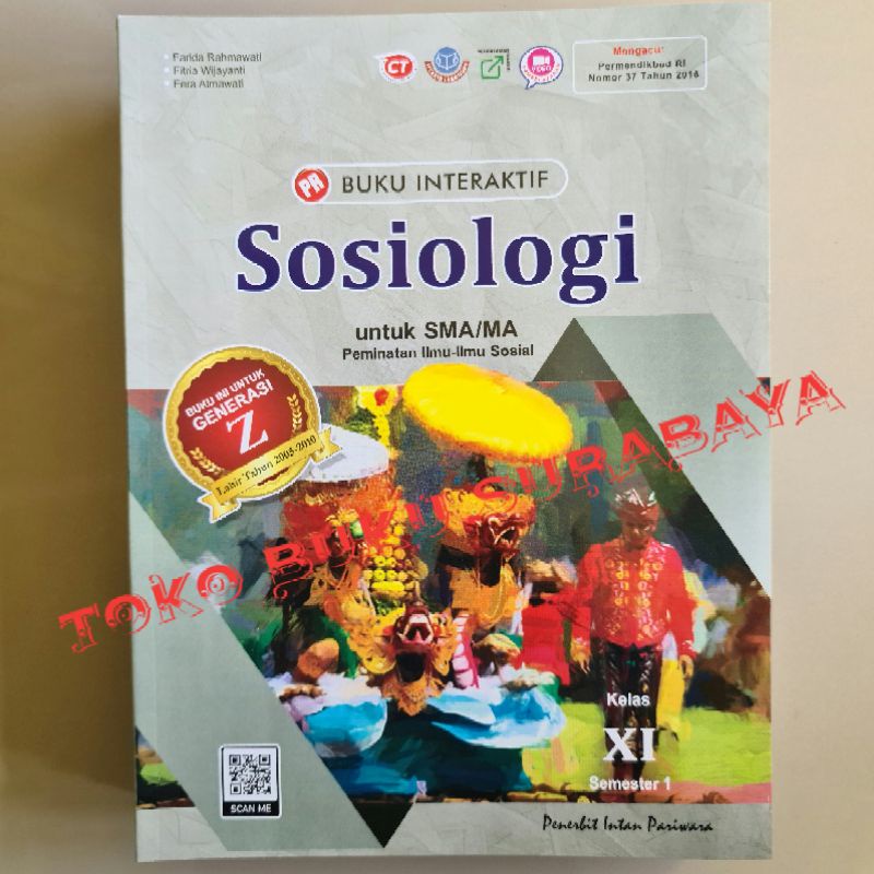 Buku lks pr interaktif sosiologi kelas XI, 11 semester 1 intan pariwara tahun 2022
