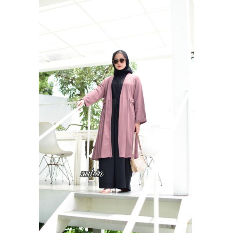 GAMIS OUTER ZAHIN/ MEISYA DRESS ZAHIN SUPER MURAH