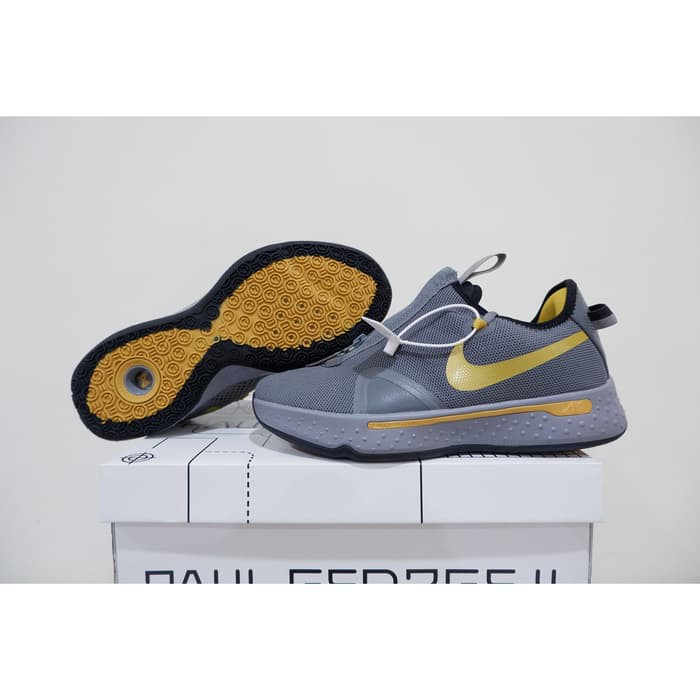 SEPATU BASKET NIKE PG4 LOW GREY GOLD