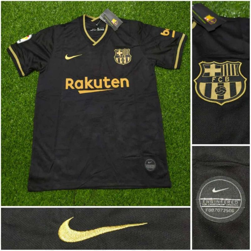 JERSEY BOLA BARCELONA AWAY TERBARU 2020/2021 GRADE ORI
