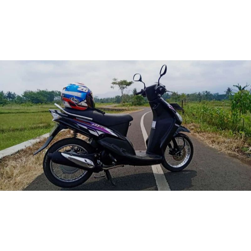 Striping mio sporty 2004 merah biru kuning