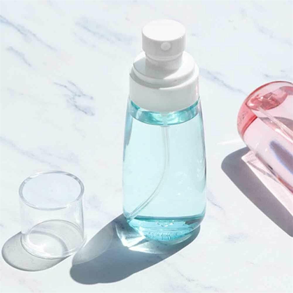 R-FLOWER Botol Spray Kosong Transparan Refillable Squeeze Disinfectant bottle