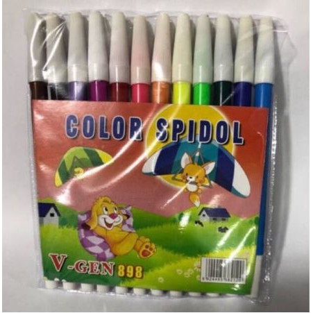 

Spidol Anak 12 Warna Permanen merk V-Gen / Davis