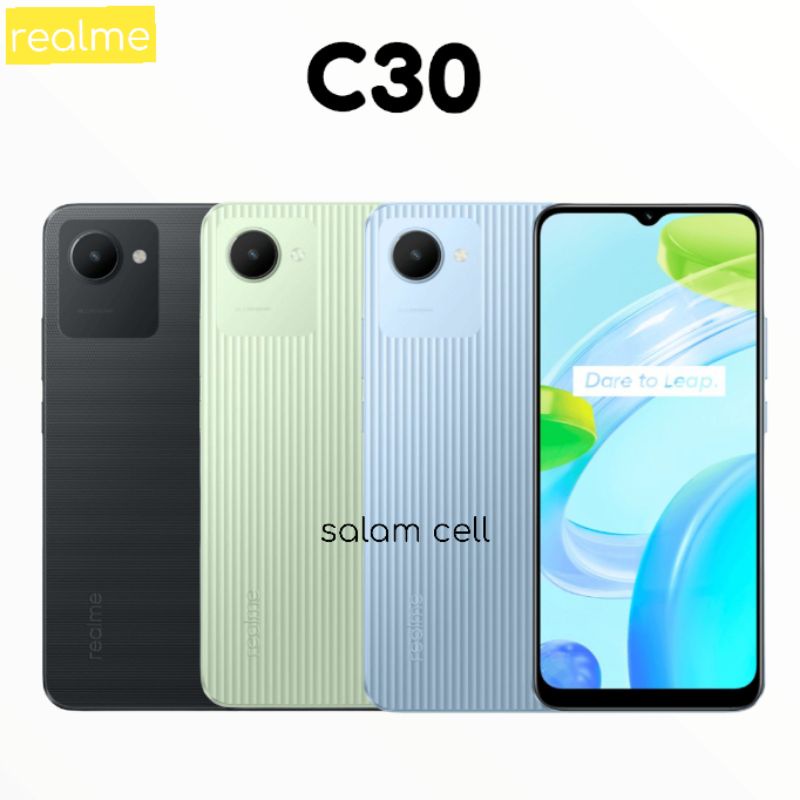 Realme C30 Ram 2/32GB Baterai 5000MaH Garansi Resmi