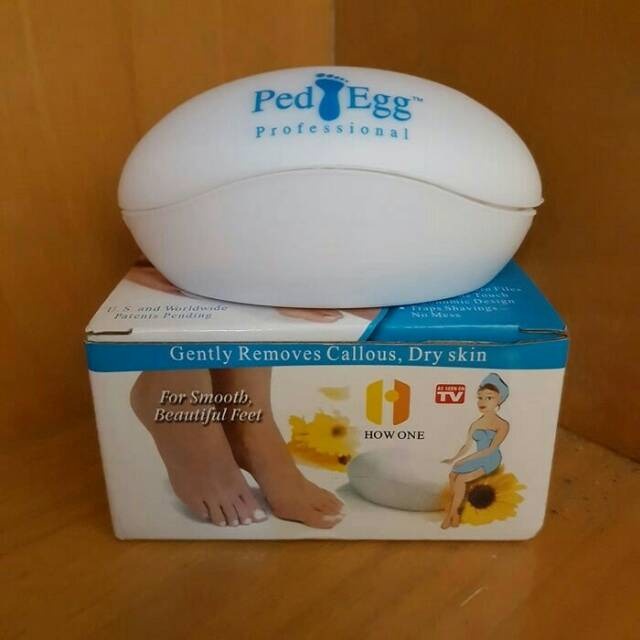 Alat Penghalus Tumit Kaki Pecah-Pecah Ped Egg - Ped Egg Solusi Kaki Kasar dan Pecah Pedicure