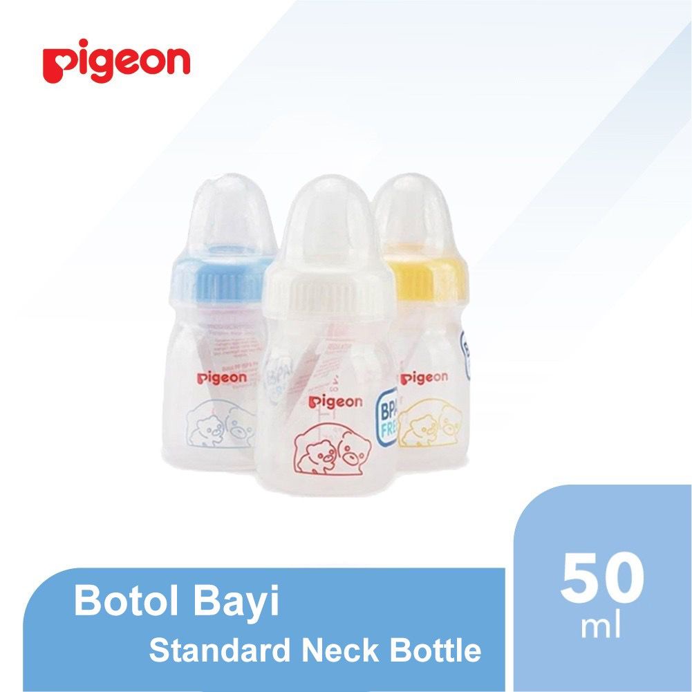 Pigeon Botol Regular 50 /120 / 240 Ml (Warna &amp; Motif Acak) + Bubble Wrap / Toko Makmur Online