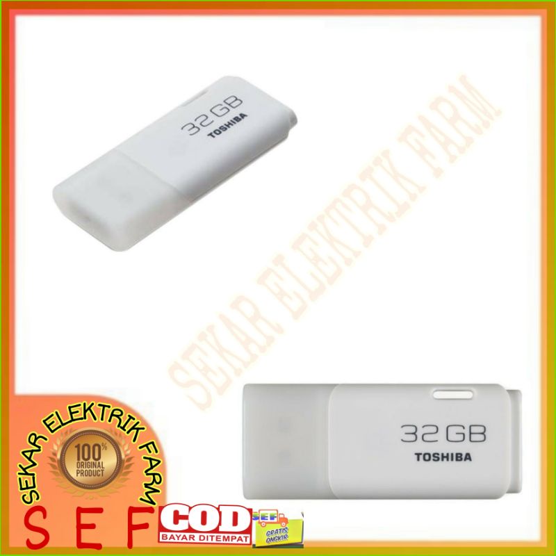 32GB USB Flasdisk Toshiba 32 GB / 32GB WARNA Putih FLASHDISK