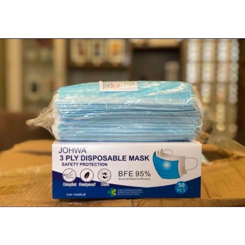 Masker johwa isi 50psc/box ,untuk gestun