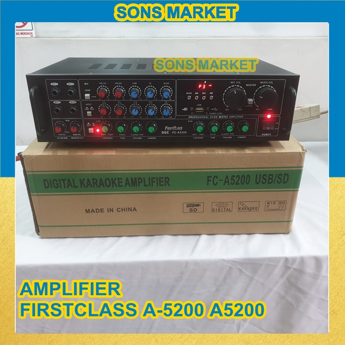 AMPLIFIER FIRSTCLASS FC A5200 AMPLI FIRSTCLASS FC A 5200 FCA520 USB SD