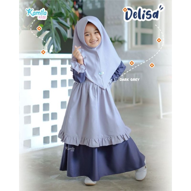Gamis Set Delisa by Kamila Kids
