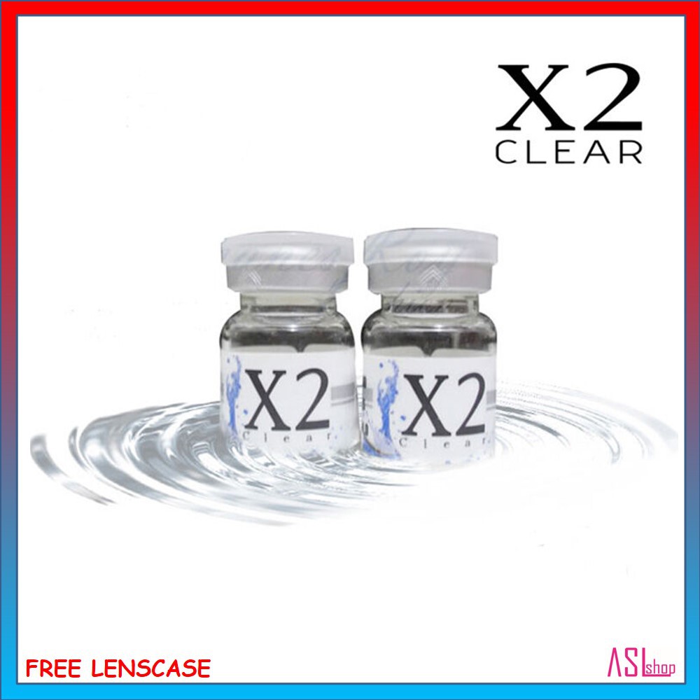 SOFTLENS X2 CLEAR TAHUNAN (1 BOTOL / SETENGAH PASANG)