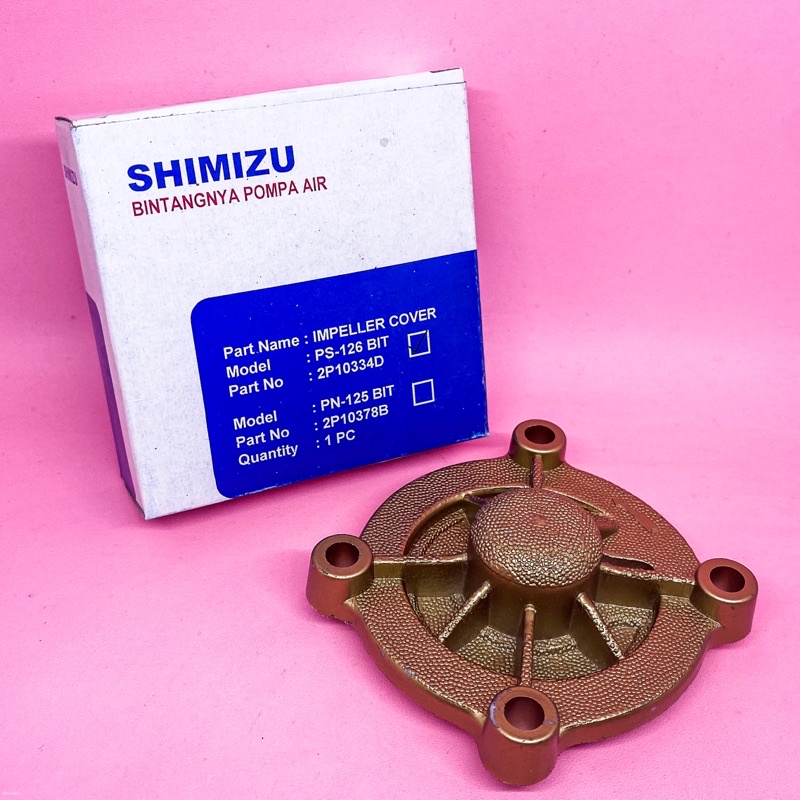 Cover Tutup Depan Impeller Shimizu 116 128 130 135 PLASTIK DAN KUNINGAN ORIGINAL