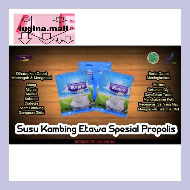 

Lugeypsum Susu Kambing Skygoat Plus Propolis / Susu Skygoat Propolis Perbox S30Luu
