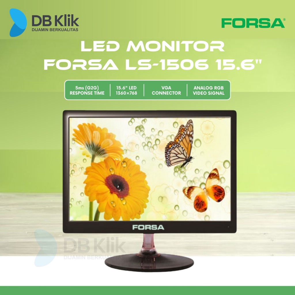 LED Monitor FORSA LS-1506 15.6 Inch HD VGA - Monitor FORSA LS1560