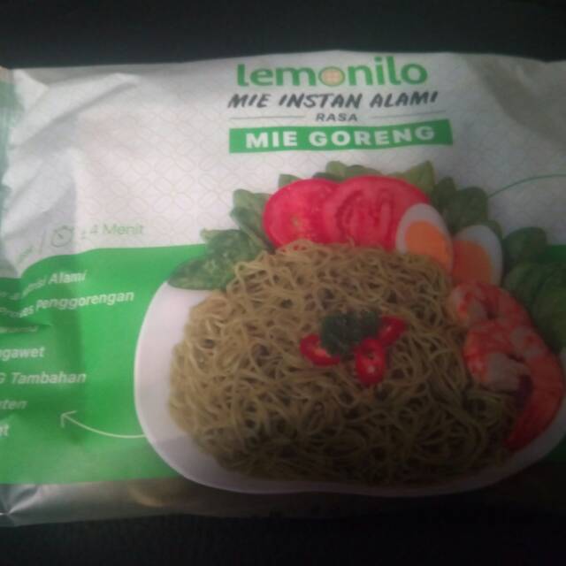 

Mie instan alami Lemonilo rasa mie goreng/ayam bawang/kari ayam 77gram tanpa pengawet tanps pewarna