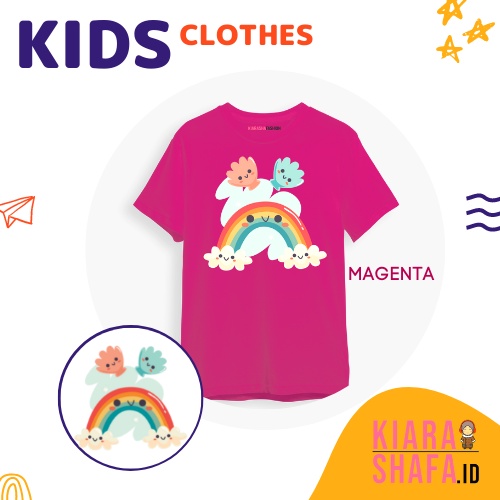 Kiarashafa - Baju Anak / Kaos Anak Rainbow