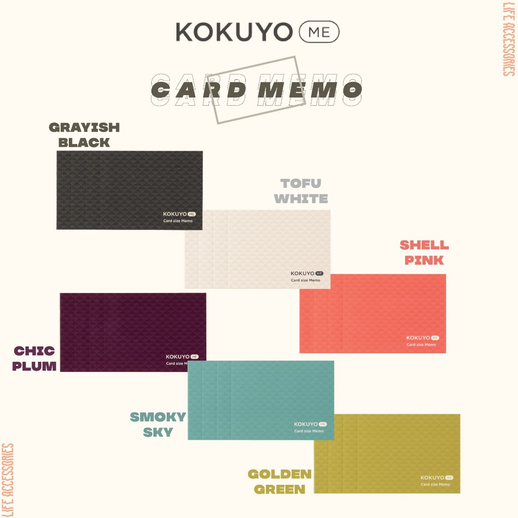 

Kokuyo ME Card Size Memo