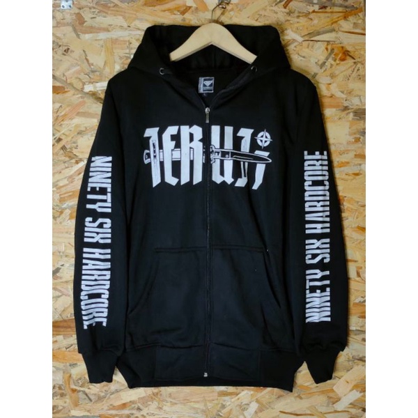 JAKET HOODIE ZIPPER JERUJI 01 - JAKET HEAVY METAL JERUJI - SWEATER HOODIE MUSIK JERUJI - HOODIE PRIA