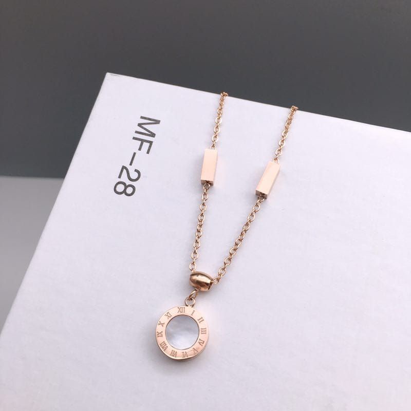 kalung titanium asli original anti karat with box