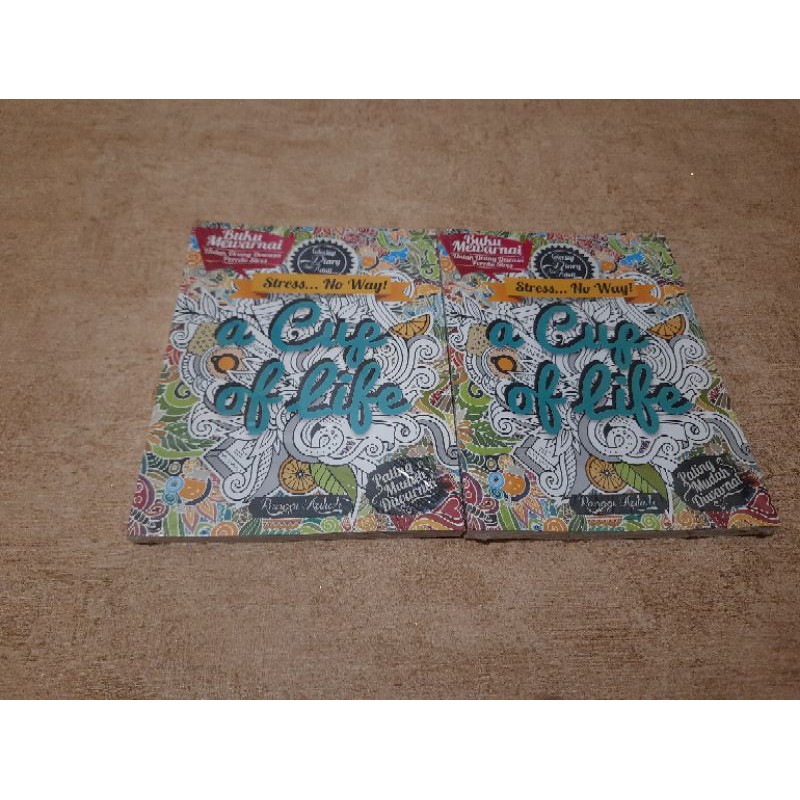 Adult coloring book - A cup of life (soft cover)