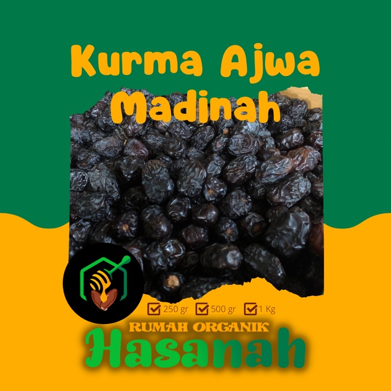 

Kurma Ajwa Madinah Ajwa Dates 250 gr