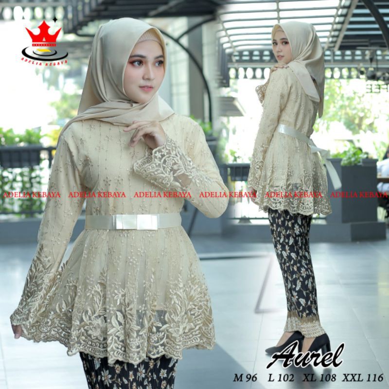 Kebaya tulle alexa / pakaian wanita / fashion wanita / kebaya terpopuler /kebaya cantik/tulle brukat