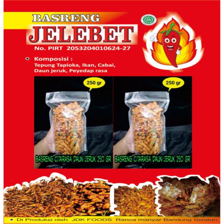 

BASRENG DAUN JERUK 250 GRAM BUMBU MELIMPAH