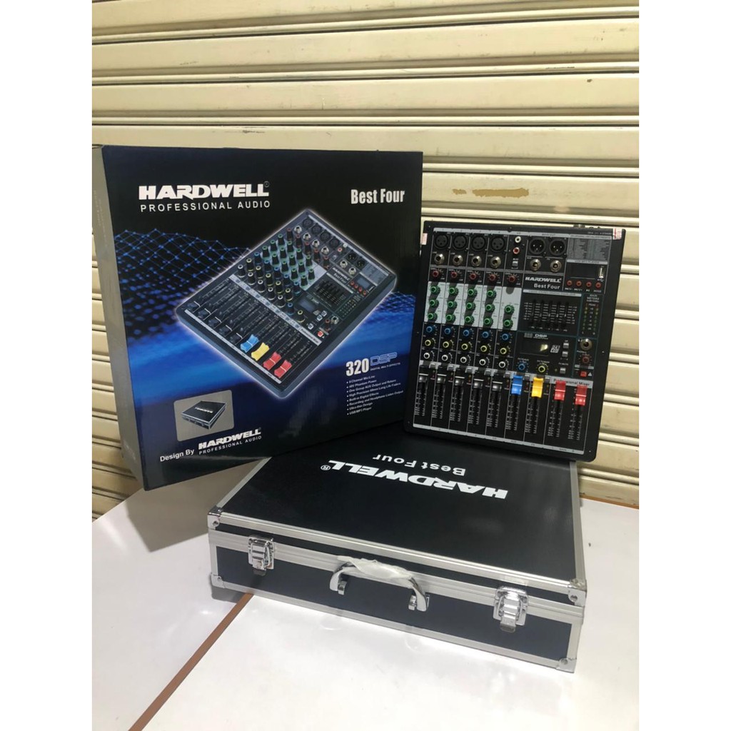 Mixer Hardwell Best Four Original 6 Channel Bluetooth Free Hardcase