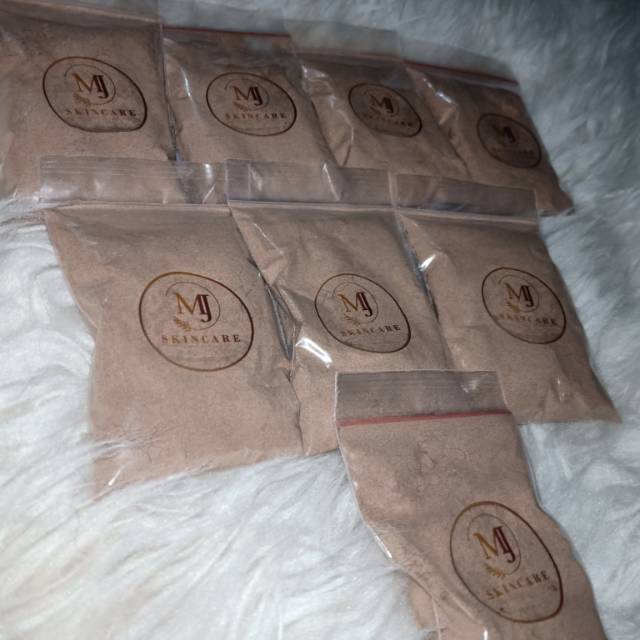 Masker dark coklat mj skincare