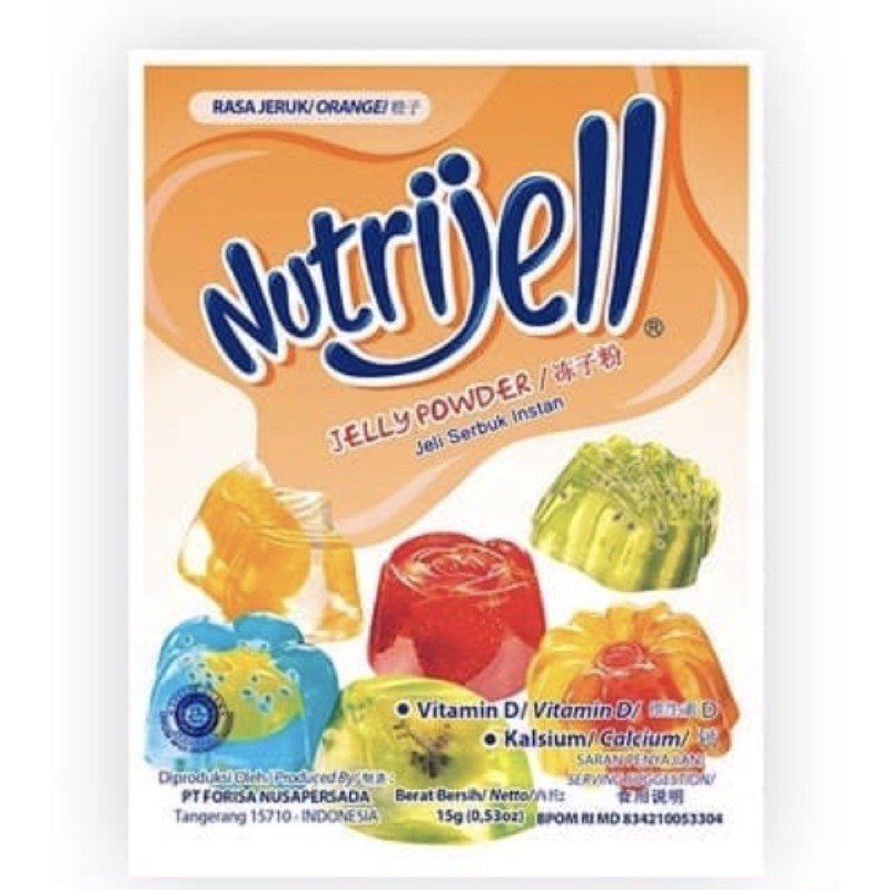 

Nutrijell ORANGE JERUK 15gr Nutrijel Jelly Agar Agar