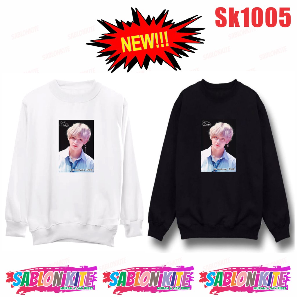 MURAH!!! HOODIE SWEATER KPOP TAEHYUNG V SK1005 JK V FG SG JH JM JIN UNISEX