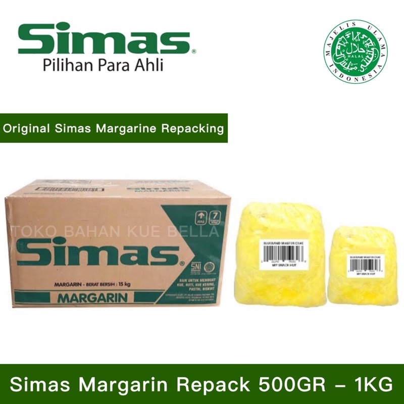 

SIMAS MARGARINE 1KG (REPACK) Mentega Kiloan Original